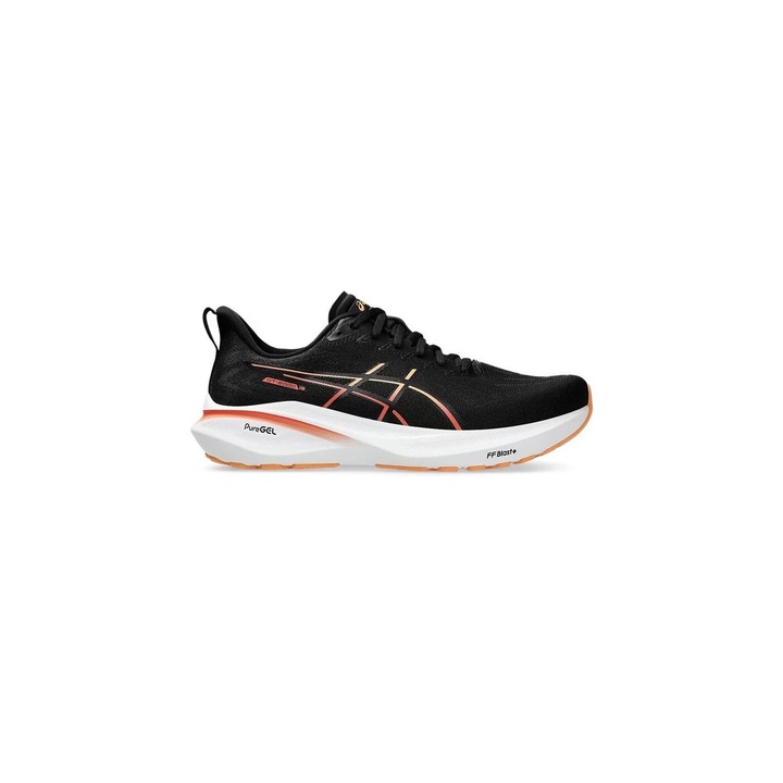 Pantofi sport barbati Asics, pentru alergare, negru, sintetic, 41.5 EU