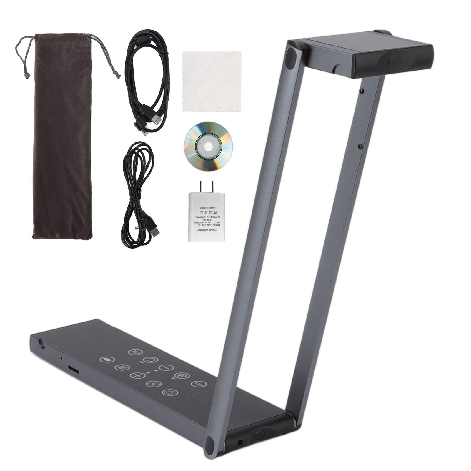 Scanner documente, Mmgoqqt, Aliaj aluminiu, 13MP, functie OCR, A3