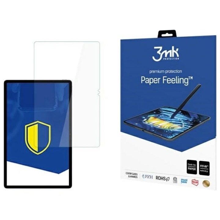 3MK Paper Feeling tabletta védőfólia, 2 db-os szett, 0,18mm, 200% védelem, Realme Pad 2 13"-hoz