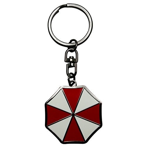 Breloc Resident Evil Umbrella Logo Metal Keychain