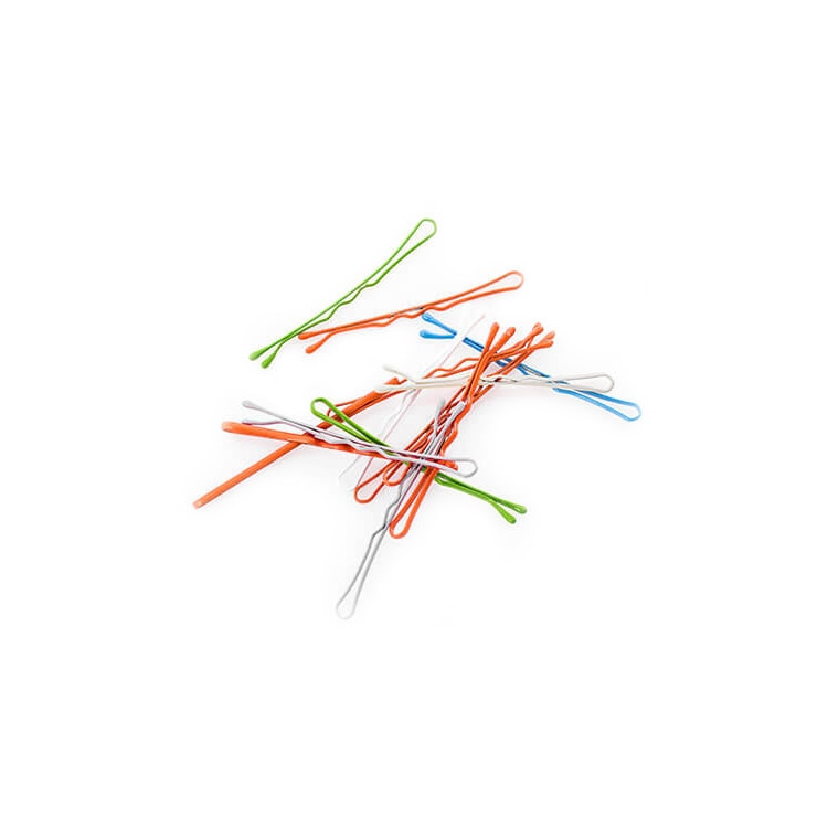 Agrafe cocuri ondulate culori asortate