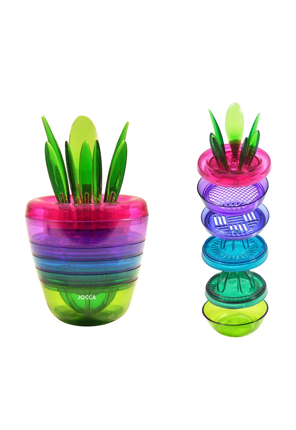 Jocca, Set de ustensile de bucatarie - 14 piese, Multicolor