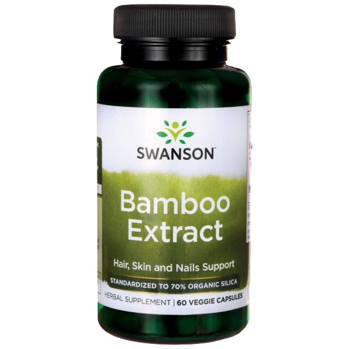 Bamboo Extract (Siliciu) 60 Capsule, Swanson