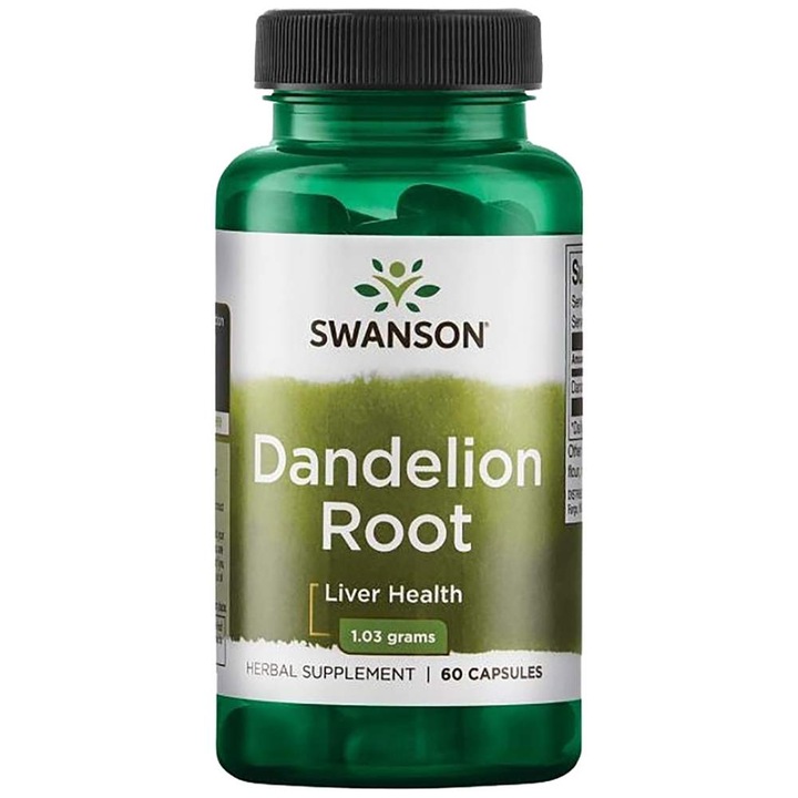 Supliment nutritiv, Swanson Dandelion Root, 60 capsule