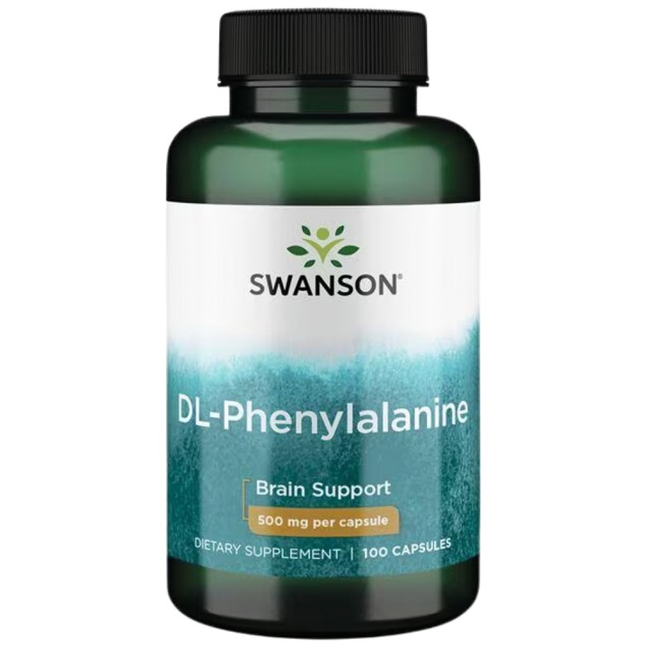 Étrend-kiegészítő SWANSON DL-Fenilalanin / DLPA 500 mg, 100 kapszula