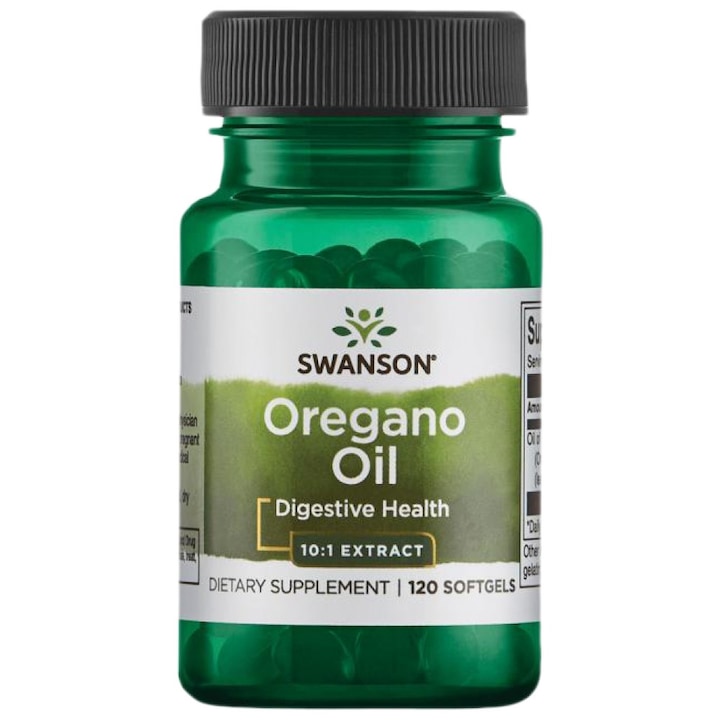 Supliment alimentar SWANSON Oregano Oil 150 mg, 120 capsule de gel