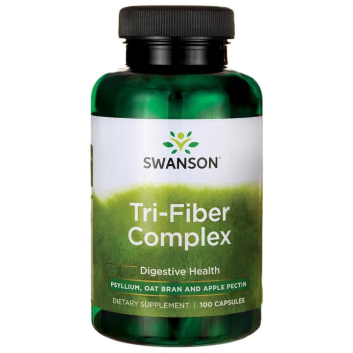 Tri-Fiber Complex (Sistemul Digestiv), Swanson, 100 capsule SW993