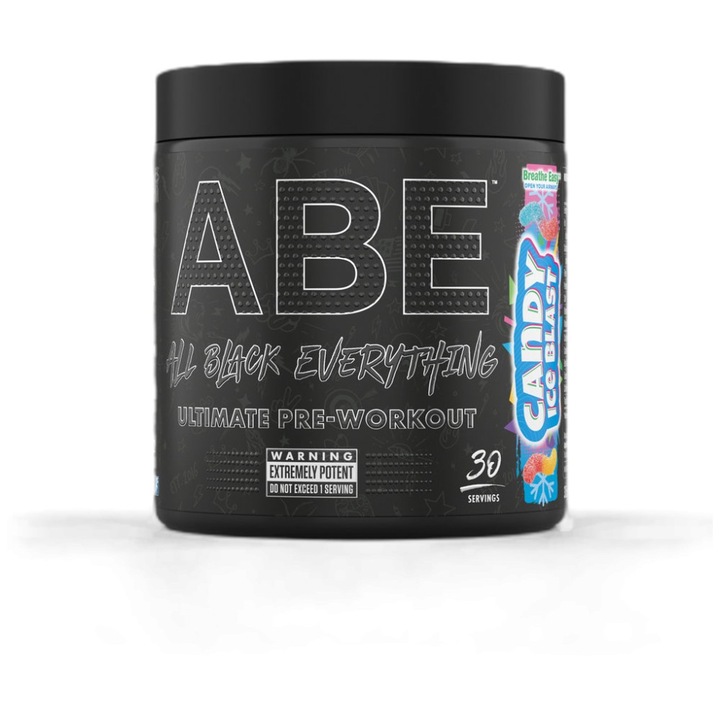 Supliment alimentar Applied Nutrition ABE - All Black Everything Ultimate Pre-antrenament, Candy Ice Blast, 375 grame