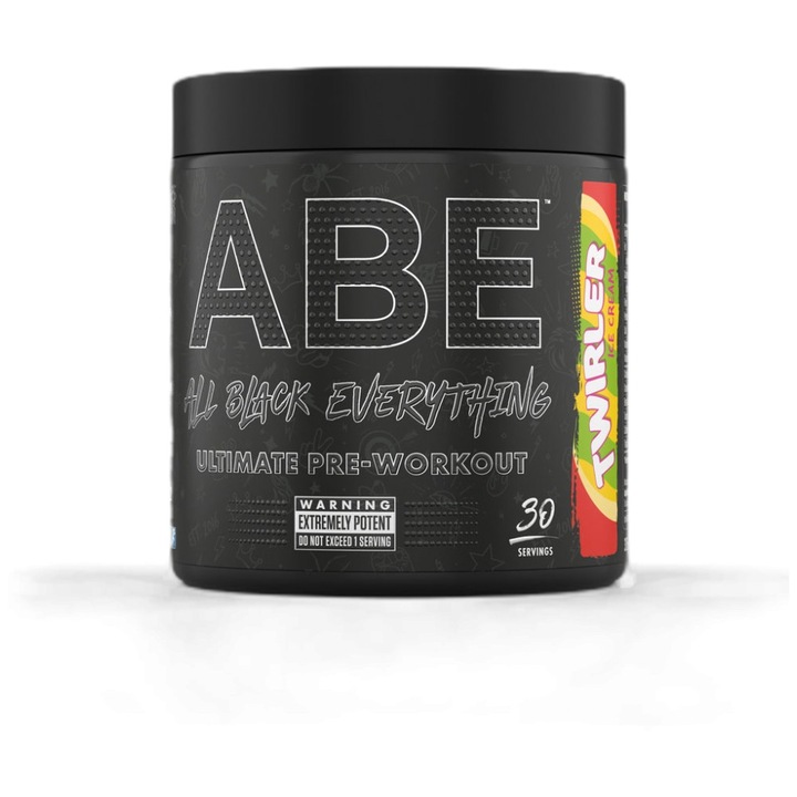 Supliment alimentar Applied Nutrition ABE - All Black Everything Ultimate Pre-Workout, Twirler Ice Cream, 375 grame