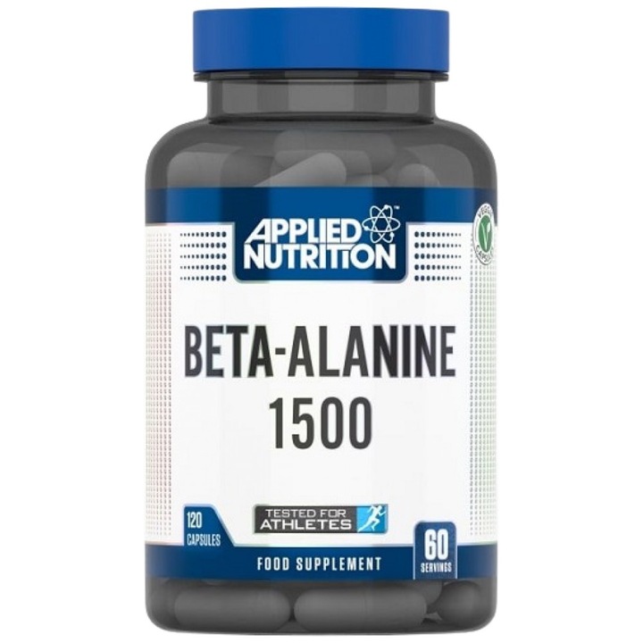 Хранителна добавка Applied Nutrition Beta-Alanine 1500, 120 капсули