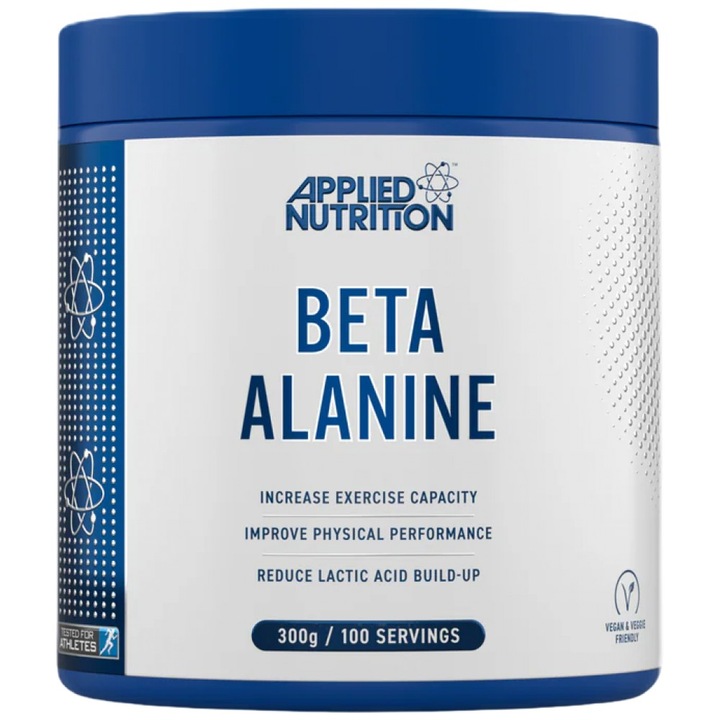 Хранителна добавка Applied Nutrition Beta-Alanine Powder 3000 mg, 300 грама