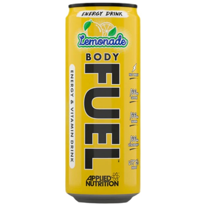 Supliment alimentar Applied Nutrition Bodyfuel Energy Cans, Limonada, 330 ml