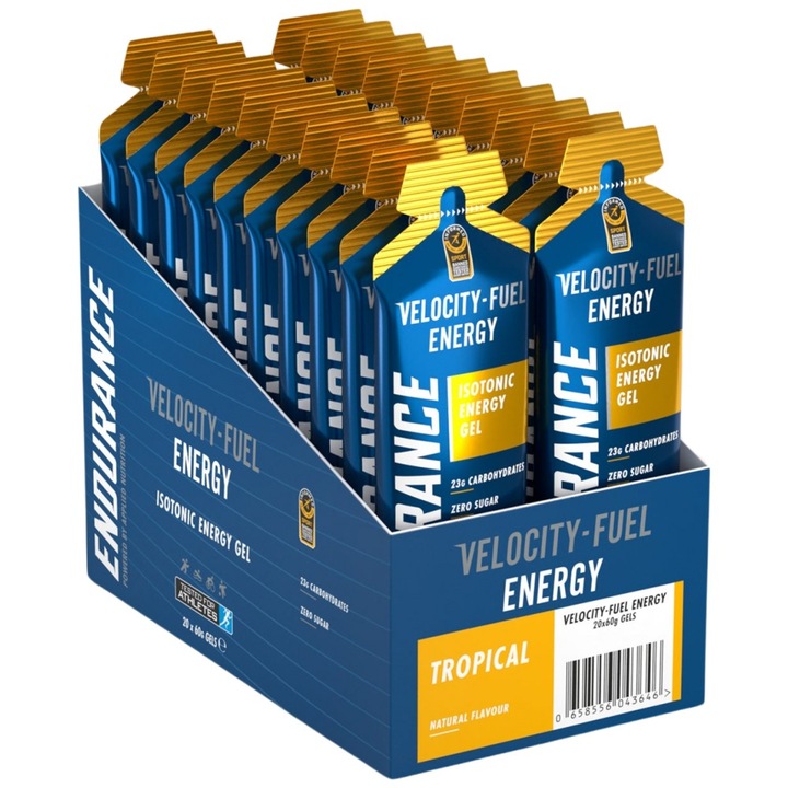 Supliment alimentar Applied Nutrition Endurance Energy Gel energetic izotonic, Fruit Burst, 20 x 60 grame