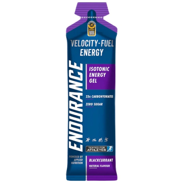 Supliment alimentar Applied Nutrition Endurance Energy Gel energetic izotonic, coacaze negre, 60 grame
