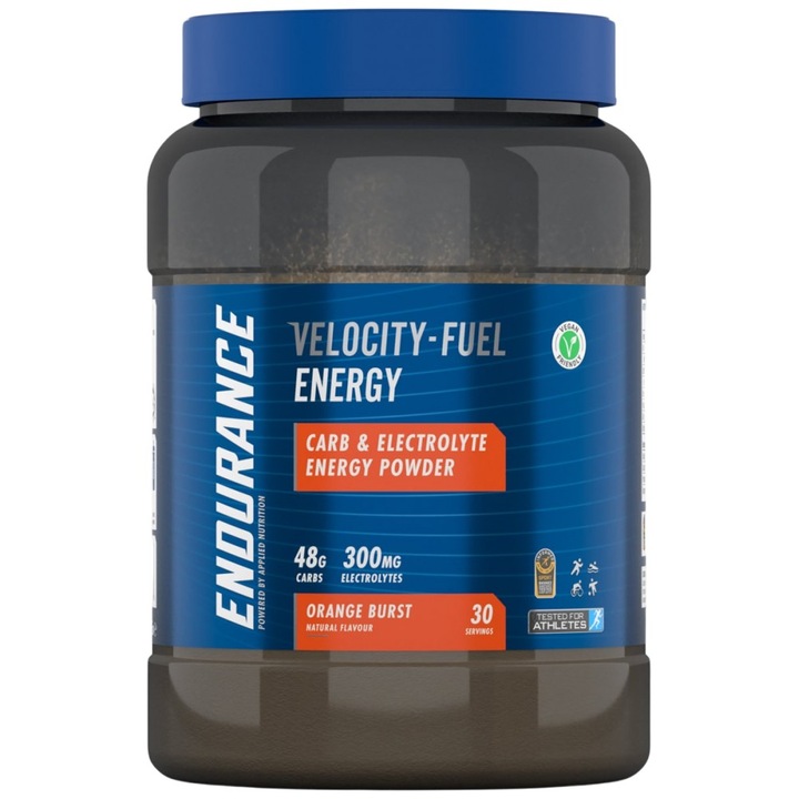 Supliment alimentar Applied Nutrition Endurance Energy Velocity Fuel Energy, Portocaliu, 1500 grame
