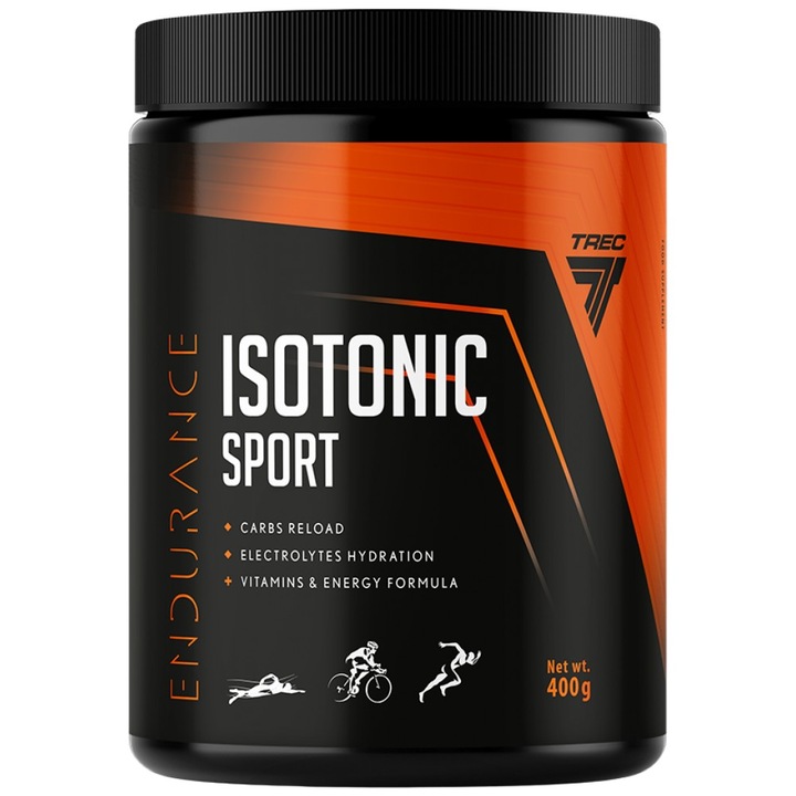 Supliment alimentar Trec Nutrition Isotonic Sport Endurance Powder, Portocala, 400 grame