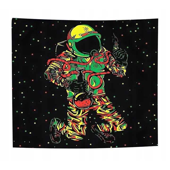 Декорация за стена UV FLUORESCENT IMAGE GOBELIN REFLECTOR 150cm Cosmonaut