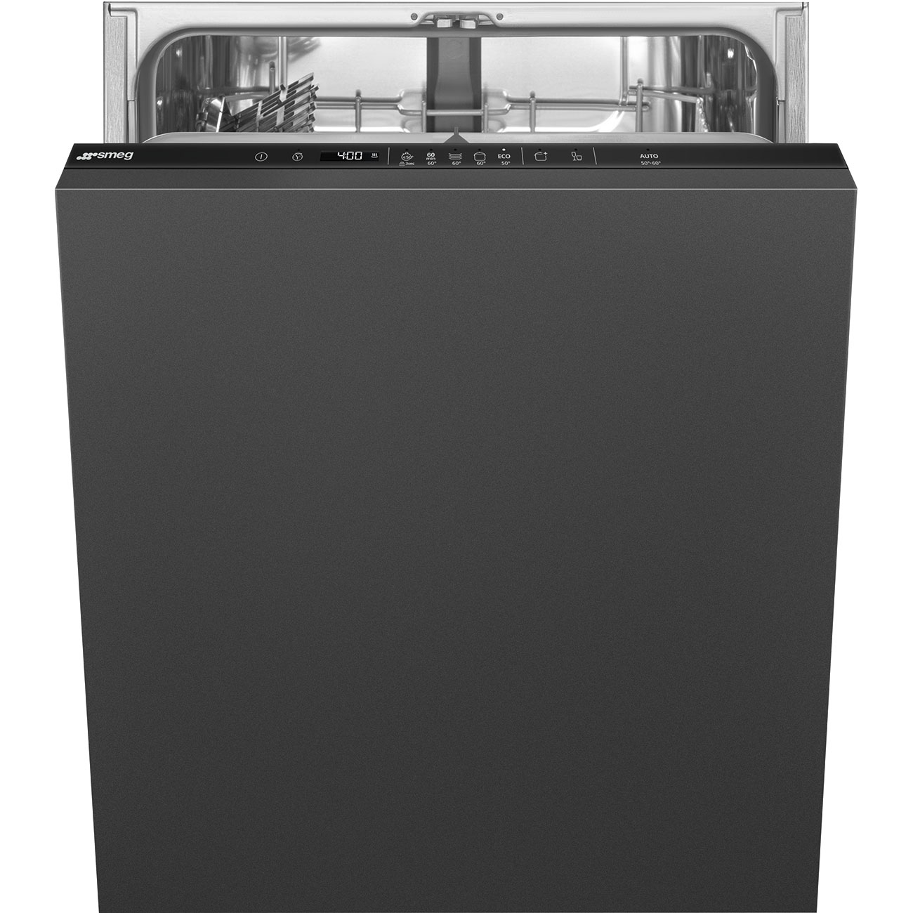 Masina de spalat vase SMEG, STL262D, total incorporabila, 60 cm, 13 seturi, clasa energetica D, 7+1 programe