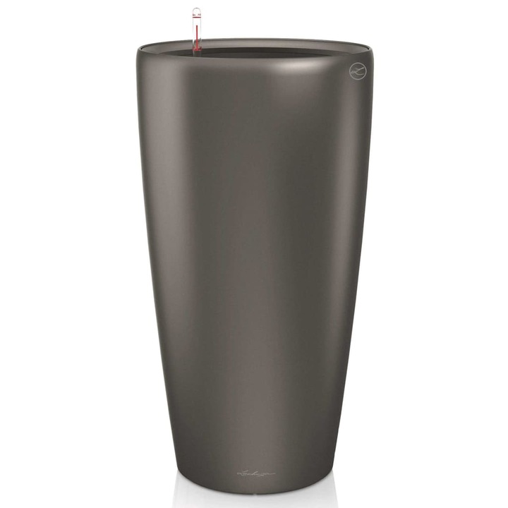 Jardiniera Rondo 40 ALL-IN-ONE LECHUZA, carbune metalic, 15743 9.98 kg 421461