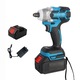 Set Cheie cu Impact 2 in 1, Autocise, Viteza Variabila, 2 Baterii si Incarcatoare, Albastru