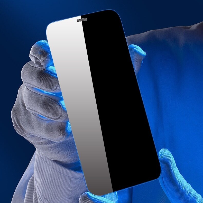 Folie sticla privacy, durabil, anti-amprenta, pentru iphone 15 pro max, usor de instalat, oleofobic, clar, sensibilitate ridicata, 3D, anti-zgarieturi, rezistent la uzura
