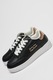 Versace Jeans Couture, Pantofi sport cu logo stralucitor Meyssa, Negru stins