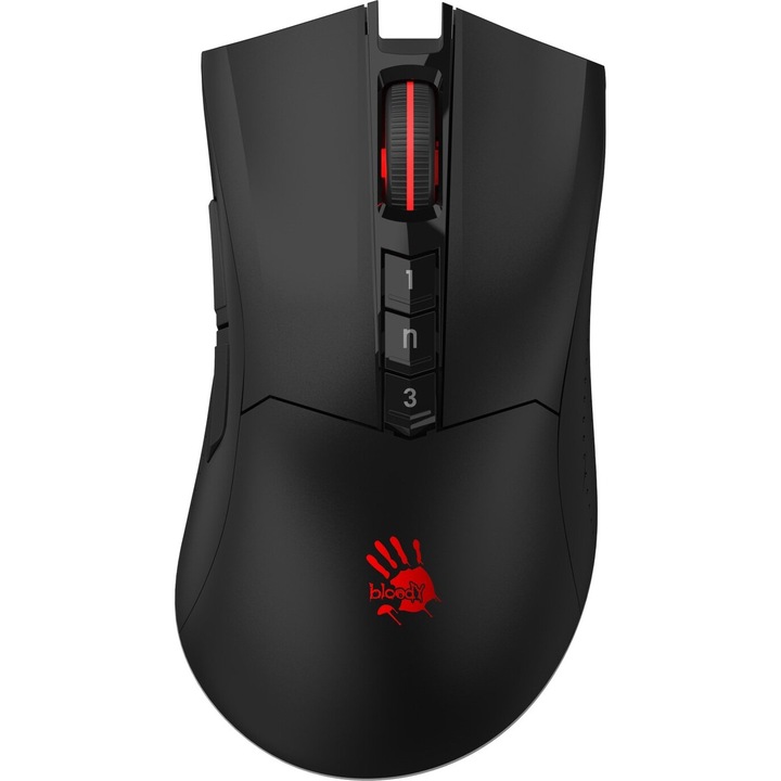 Безжична геймърска мишка A4TECH Bloody R90 Plus, Черен, Wireless