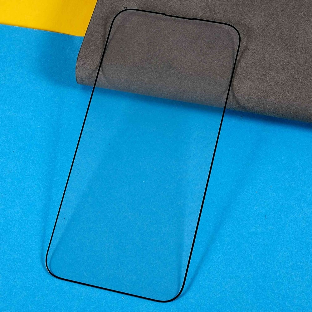 Folie Sticla pentru iPhone 16 Pro Max Acoperire Completa Neagra