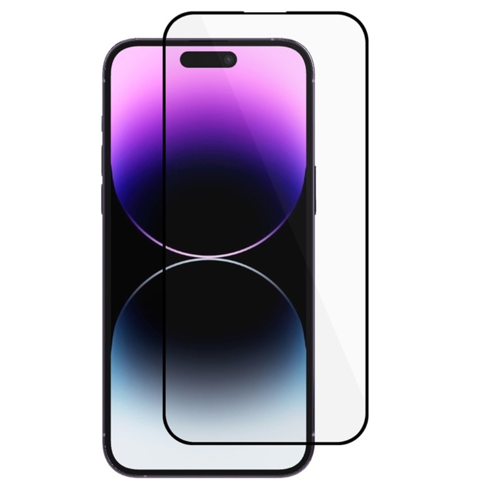 Folie Sticla pentru iPhone 16 Pro Max Acoperire Completa Neagra