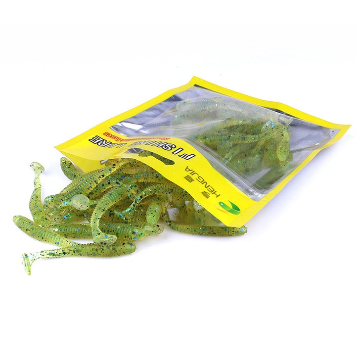 Enforose puha csali, 50 darabos készlet, puha textúra