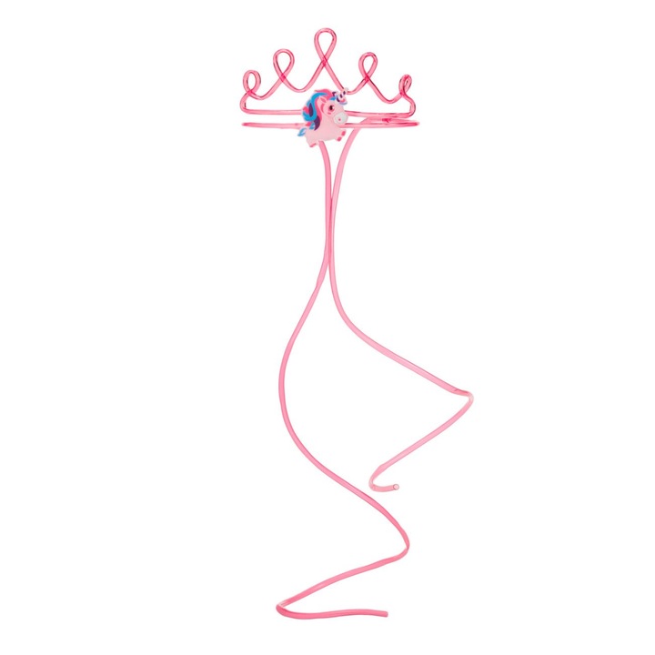 Pai Fancy Reutilizabil de Petrecere Coroana Roz Unicorn