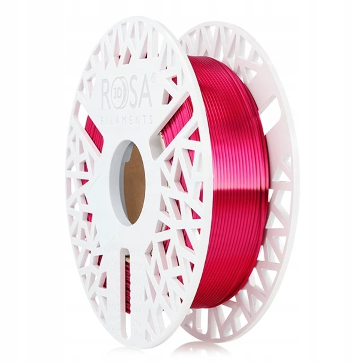 Filament 3D, Rosa3D, PLA-Silk, 1.75 mm, Usor De Imprimat, Luciu Inalt, Pentru Incepatori, Durabil, Obiect Decorativ, Compatibilitate Larga, Imprimare 3D, Performante Ridicate, 0.5 kg, Fucsia