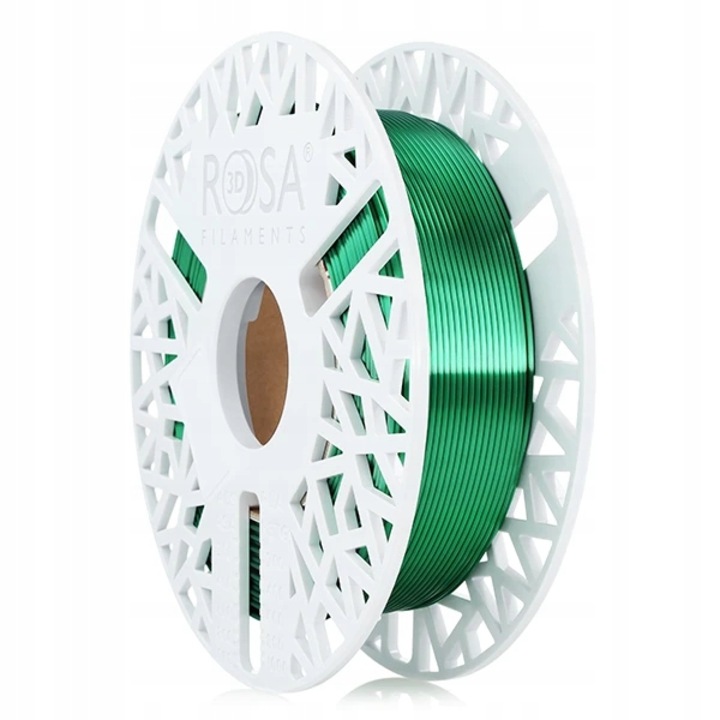 Филамент 3D, ROSA3D, PLA-Silk Emerald Green 1, 75 mm 0, 5 kg