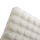 Perna pentru Scaun, Model Reliefat, Fara Brand, Culoare Alba, Dimensiuni 40x40cm, Imitatie de Blana, Antiderapanta
