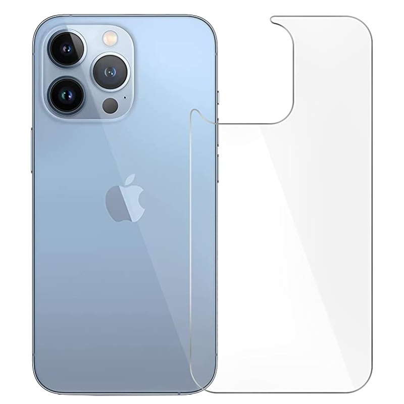 Folie Spate, Sticla securizata, Compatibila iPhone 15 Pro, Transparenta
