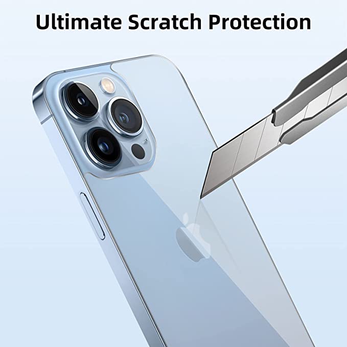 Folie Spate, Sticla securizata, Compatibila iPhone 15 Pro, Transparenta