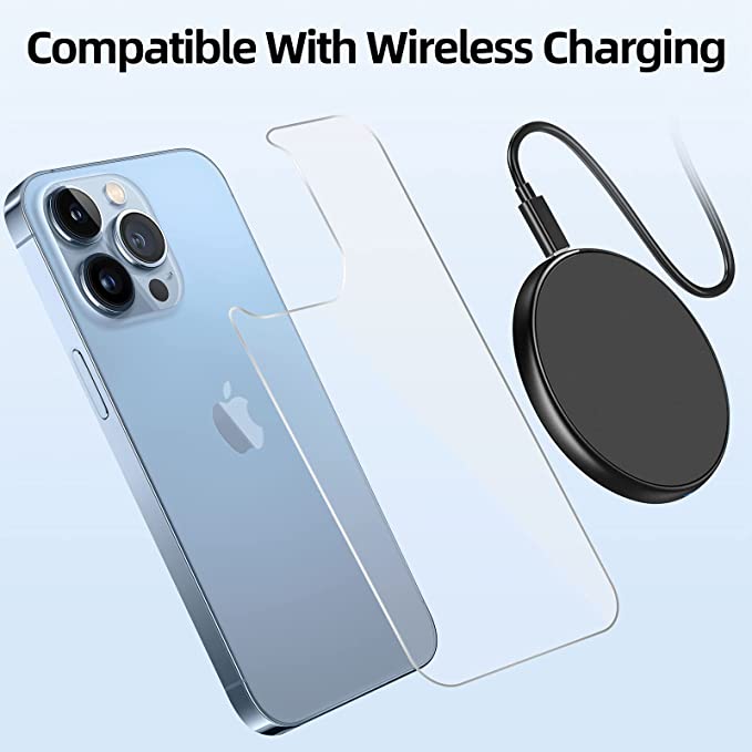 Folie Spate, Sticla securizata, Compatibila iPhone 15 Pro, Transparenta