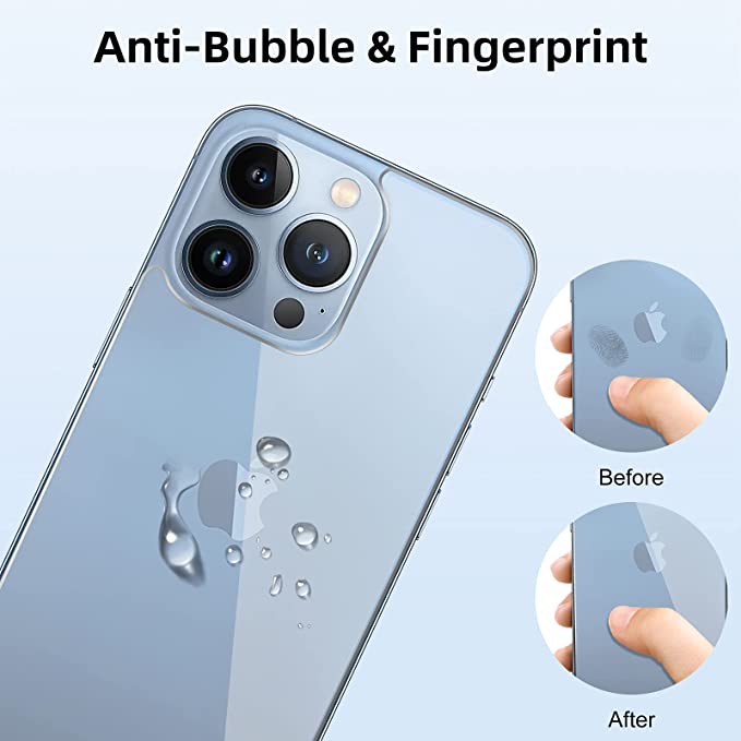 Folie Spate, Sticla securizata, Compatibila iPhone 15 Pro, Transparenta