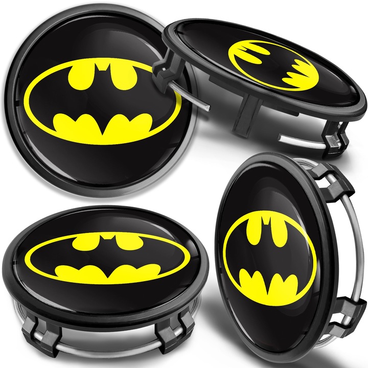 Set capace roti SkinoEu 75mm compatibile cu jantele din aliaj Mercedes Benz B66470202 / B66470200 Batman CM 39X 4buc