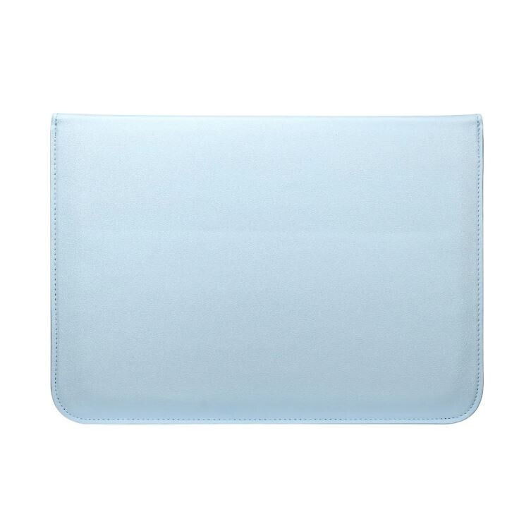 Husa din Piele pentru Macbook Air/Pro, Capac cu Magnet, Ecran 13-14 inch, Turcoaz