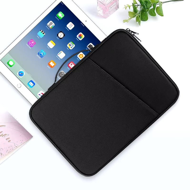 Geanta pentru Laptop 15"-16", Textil rezistent, Compatibil MacBook, Buzunare multiple, Negru