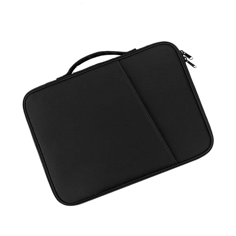 Geanta pentru Laptop 15"-16", Textil rezistent, Compatibil MacBook, Buzunare multiple, Negru
