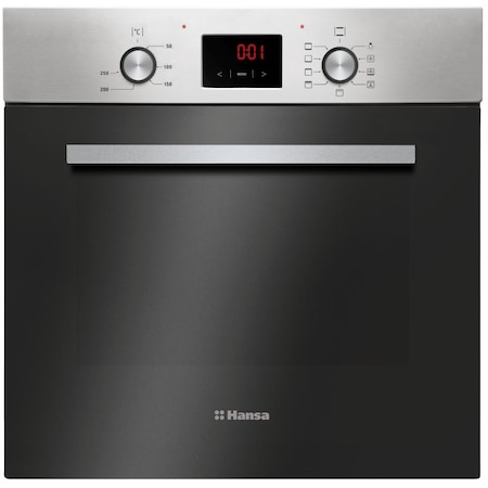Cuptor electric Hansa BOEI69471, Capacitate 62 L, Clasa A, 10 functii, Grill, Inox