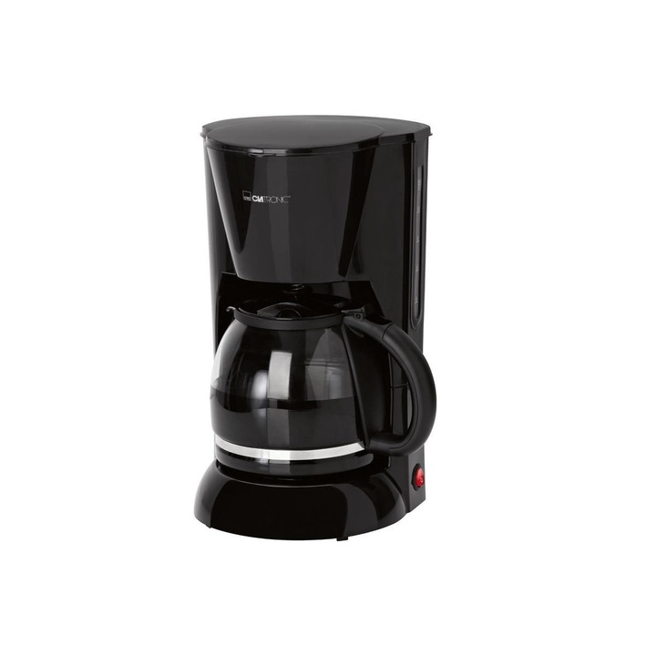 Mini cafetiera , Clatronic KA 3473, 900 W, 14 cesti, Sistem anti-picurare, Negru