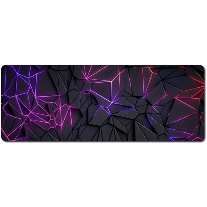 Mousepad profesional, suprafata textila, baza cauciucata anti-alunecare, 800x300x2mm, dark ash