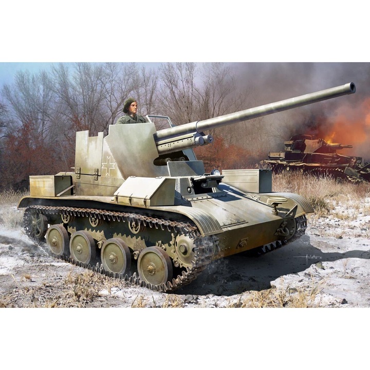Hobby Boss Macheta Militara de construit Hobby Boss Romanian Tacam T-60 1:35 HOBBY 84556