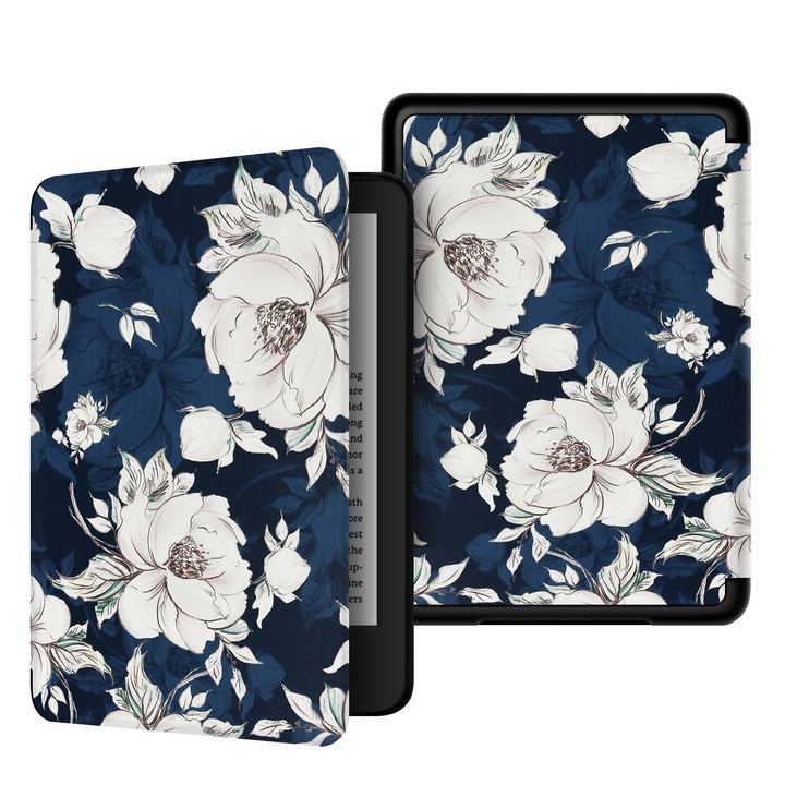 Калъф за Kindle Paperwhite 2021 11-то поколение и Kindle Paperwhite Signature Edition, 6,8 инча, син, персонализиран комплект