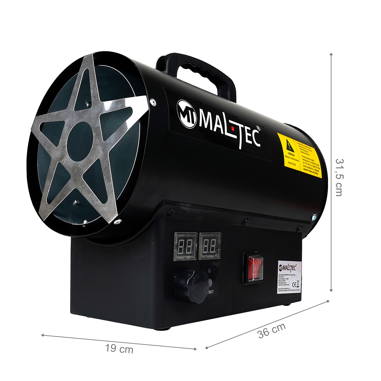 Ventilateur De Chauffage Au Gaz MalTec 25 KW - Appareil De Chauffage D'atelier Neuf