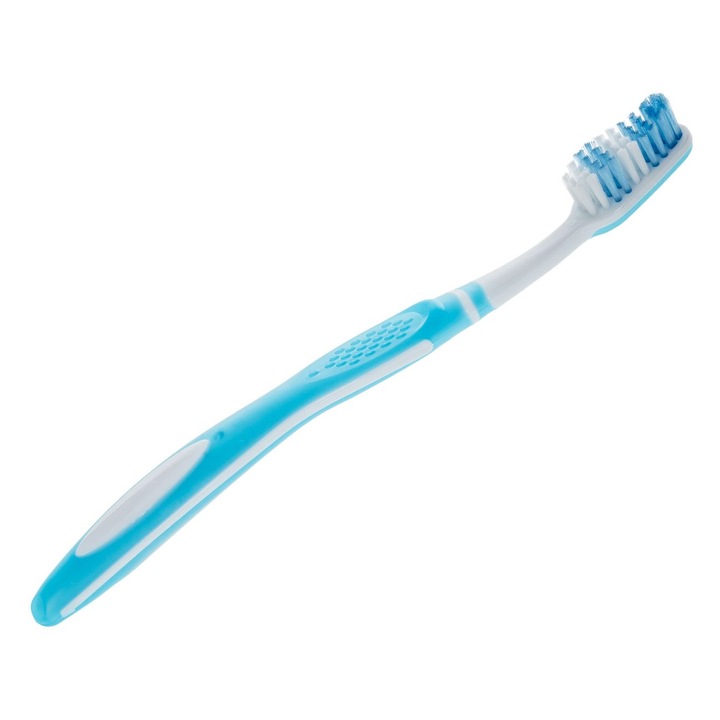 Rugalmas fogkefe, DentalClean, Flexi, közepes, kék, MYONNA IT & E-COMMERCE ®