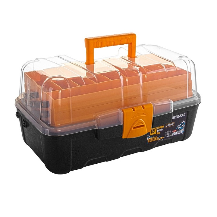 Super-Bag szerszámosláda, Cantilever 16" 3-tálcás